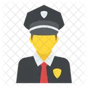 Policia Oficial Policia Icono