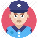 Oficial De Policia Policia Policia Icono