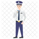 Oficial De Policia Policia Policia Icono