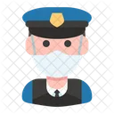 Avatar Profesion Policia Icono