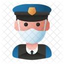 Avatar Profesion Policia Icono