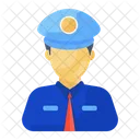 Oficial De Policia Policia Policia Icono