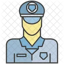 Policia Oficial Ley Icono