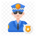 Oficial De Policia Icono