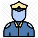 Oficial De Policia Policia Policia Icono