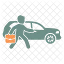 Oficina Coche Automovil Icono