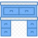 Escritorio Gabinete Cajones Icono