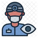 Oftalmologista Medico Olho Ícone