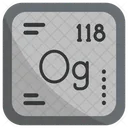 Oganesson Chemistry Periodic Table Icon