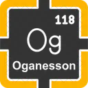 Oganesson Preodic Table Preodic Elements Icon