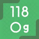 Oganesson Periodic Table Chemistry Icon
