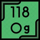 Oganesson Periodic Table Chemistry Icon