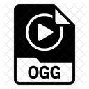 Datei OGG Format Symbol