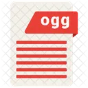 Ogg Format Dokument Symbol