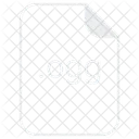 Ogg Datei Dokument Symbol