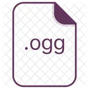 Ogg Datei Dokument Symbol