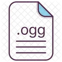 Ogg Datei Dokument Symbol