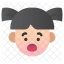 Girl Emoji Child 아이콘