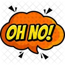 Oh No Speech Bouble Chat Bouble Icon