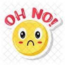Oh No face  アイコン