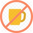 Vermeiden Verbieten Alkohol Symbol
