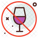 Kein Alkohol Kein Getrank Kein Trinken Symbol
