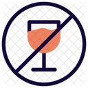 Kein Alkohol  Symbol