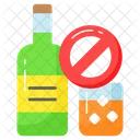 Verboten Zeichen Alkohol Symbol