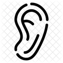 Ohr Horen Klingen Symbol