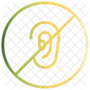 Ohren Zuhalten Nicht Zuhoren Nicht Symbol