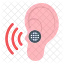 Intelligenter Ohrhorer Ohrgerat Intelligentes Ohrgerat Symbol
