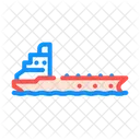Oil Tanker Ship Icon