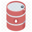 Oil Barrel Fuel Drum Crude Container Icon