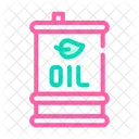 Oil Barrel Biofuel Icon