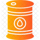 Oil Barrel Drop Energy Icon