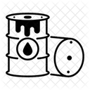 Oil Barrel Drum Crude Icon