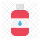 Oil Bottle Construction Icon