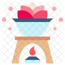 Oil Burner Relaxation Aromatherapy Icon