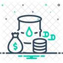 Oil Cost  Icon