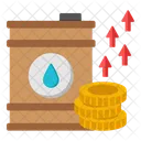 Oil Drum High Price Oil Cask Oil Barrel Icon
