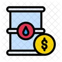 Oil Drum Price  Icon