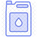 Oil Gallon Duotone Line Icon Icon