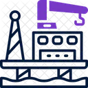 Oil Rig Gasoline Icon