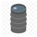 Oil Barrel Container Icon