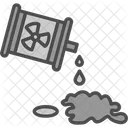 Oil Spill Chemical Icon