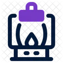 Oil Lamp Lantern Icon