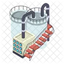 Oil Tank Oil Refinery Oil Extraction Icon