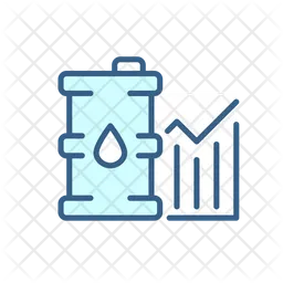 Oil industry analytics  Icon