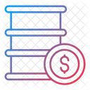 Oil Business Oil Stocks Oil Cost Icon