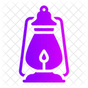 Oil Lamp Camping Fire Lamp Icon